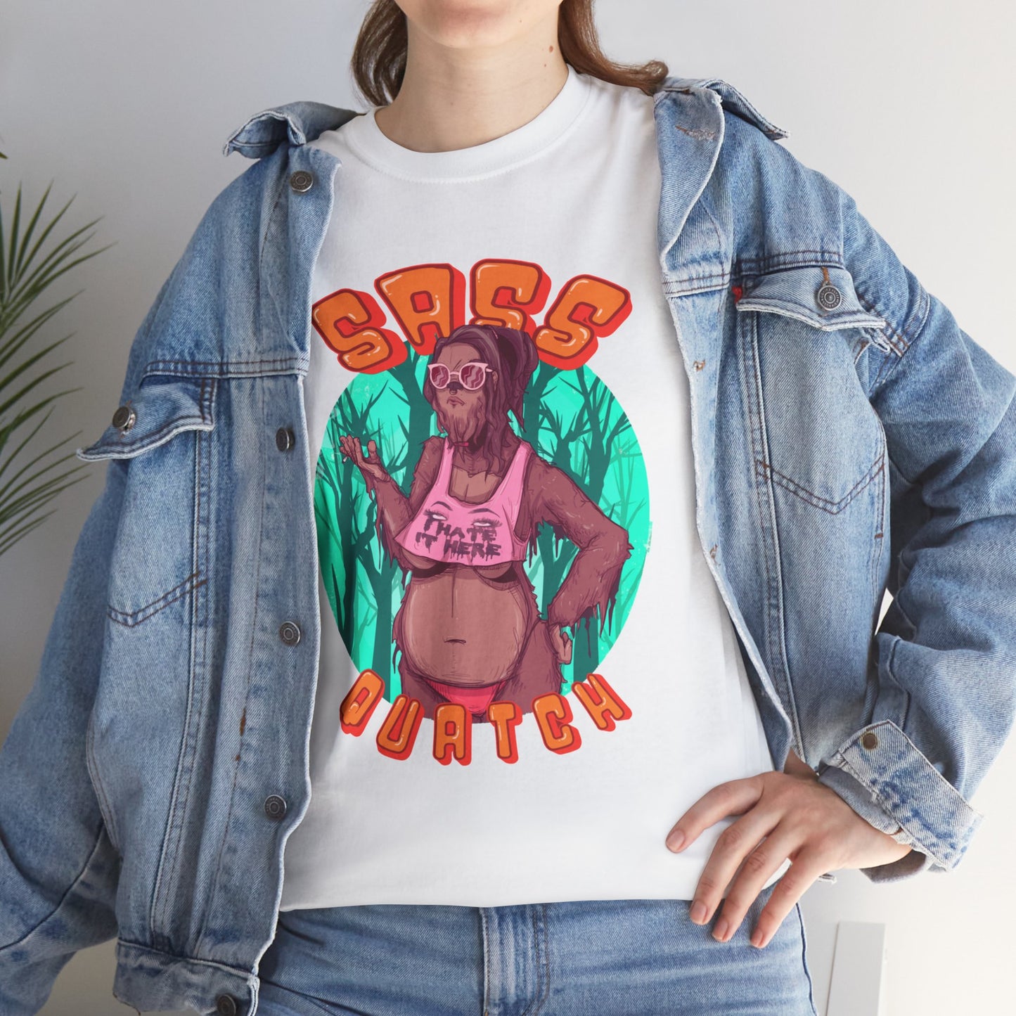 Sass Quatch Unisex Heavy Cotton Tee