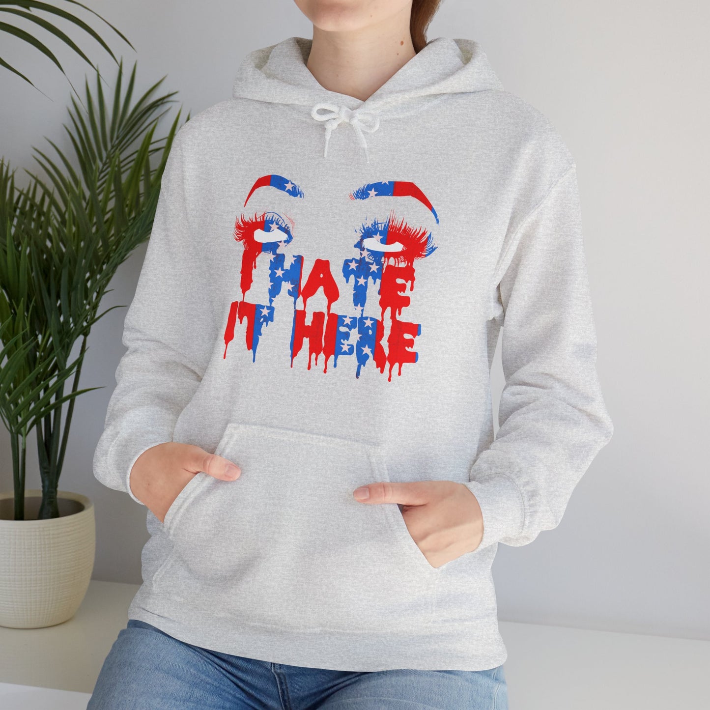 I Hate It Here '24 Unisex Heavy Blend Hooded Sweatshirt
