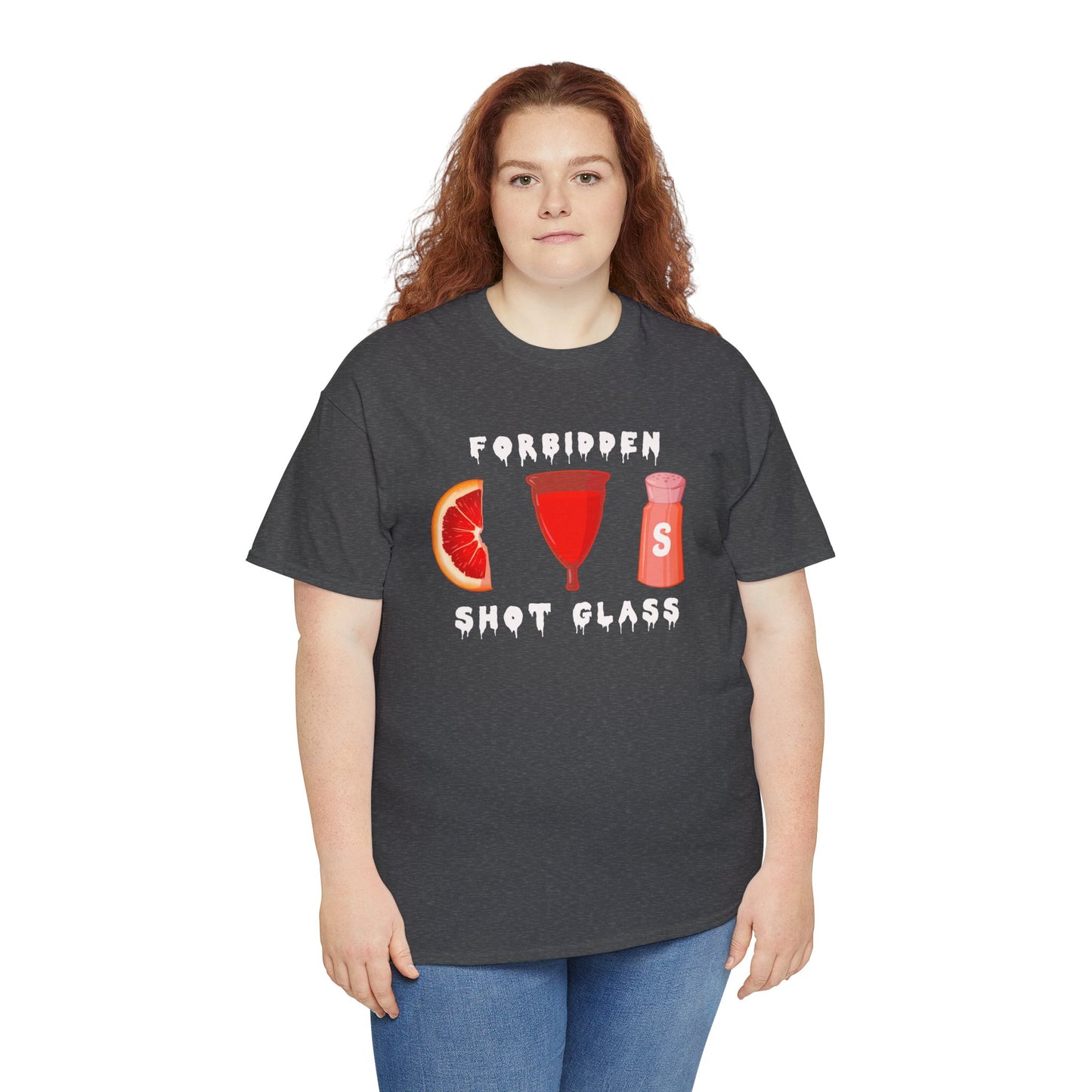 Forbidden Shot Glass Unisex Heavy Cotton Tee