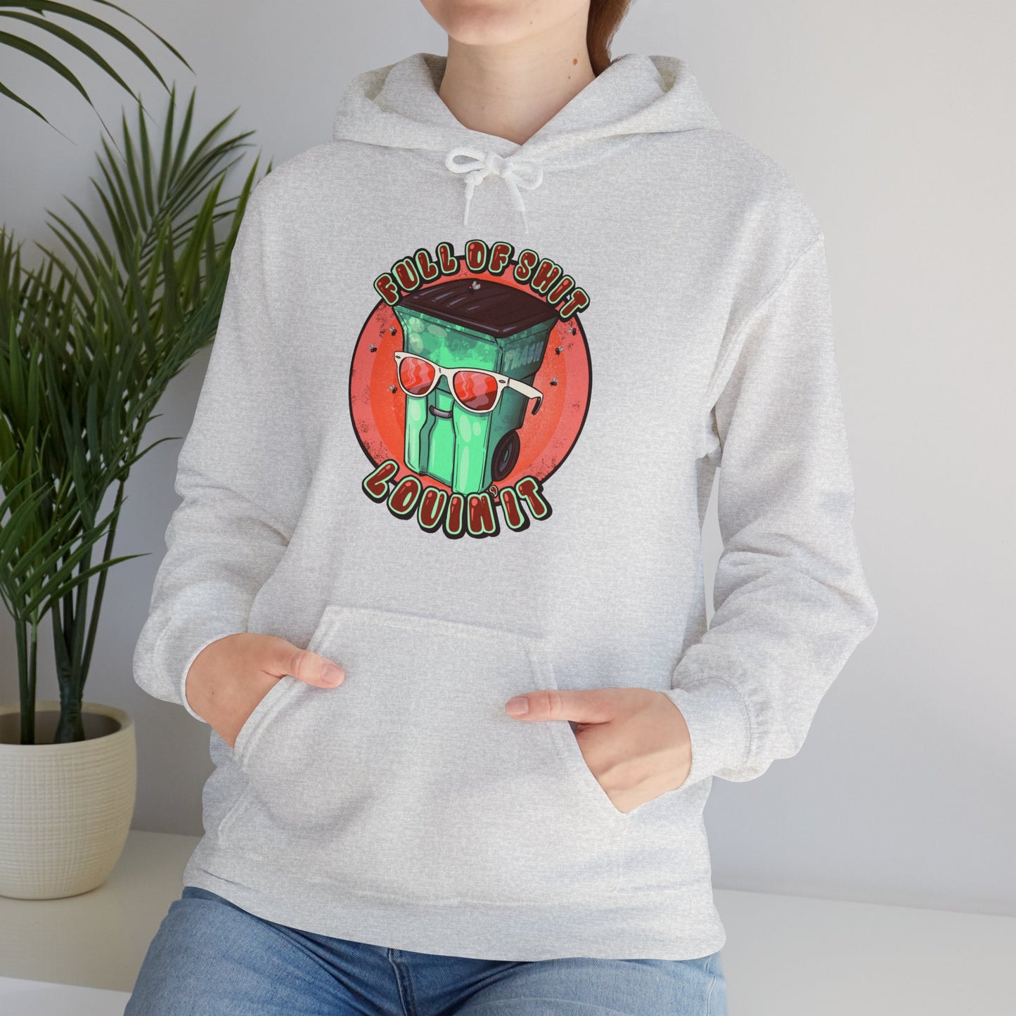 Full Of Shit Unisex Heavy Blend Hooded Sweatshirt
