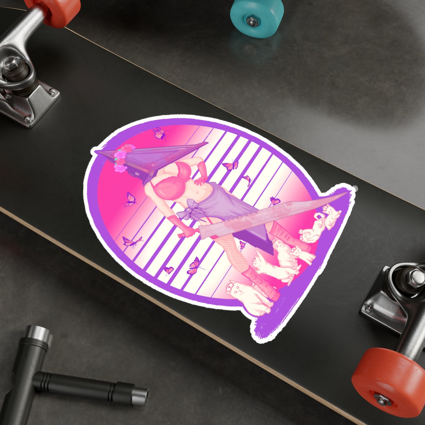 Pyramid Mommy Kiss-Cut Vinyl Decal