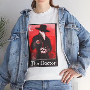 The Doctor Tarot (Front & Back Print) Unisex Heavy Cotton Tee