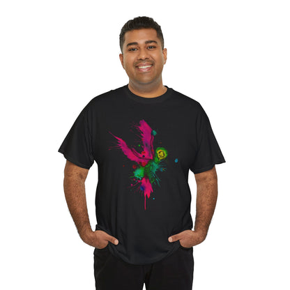 Watercolor Hummingbird Unisex Heavy Cotton Tee