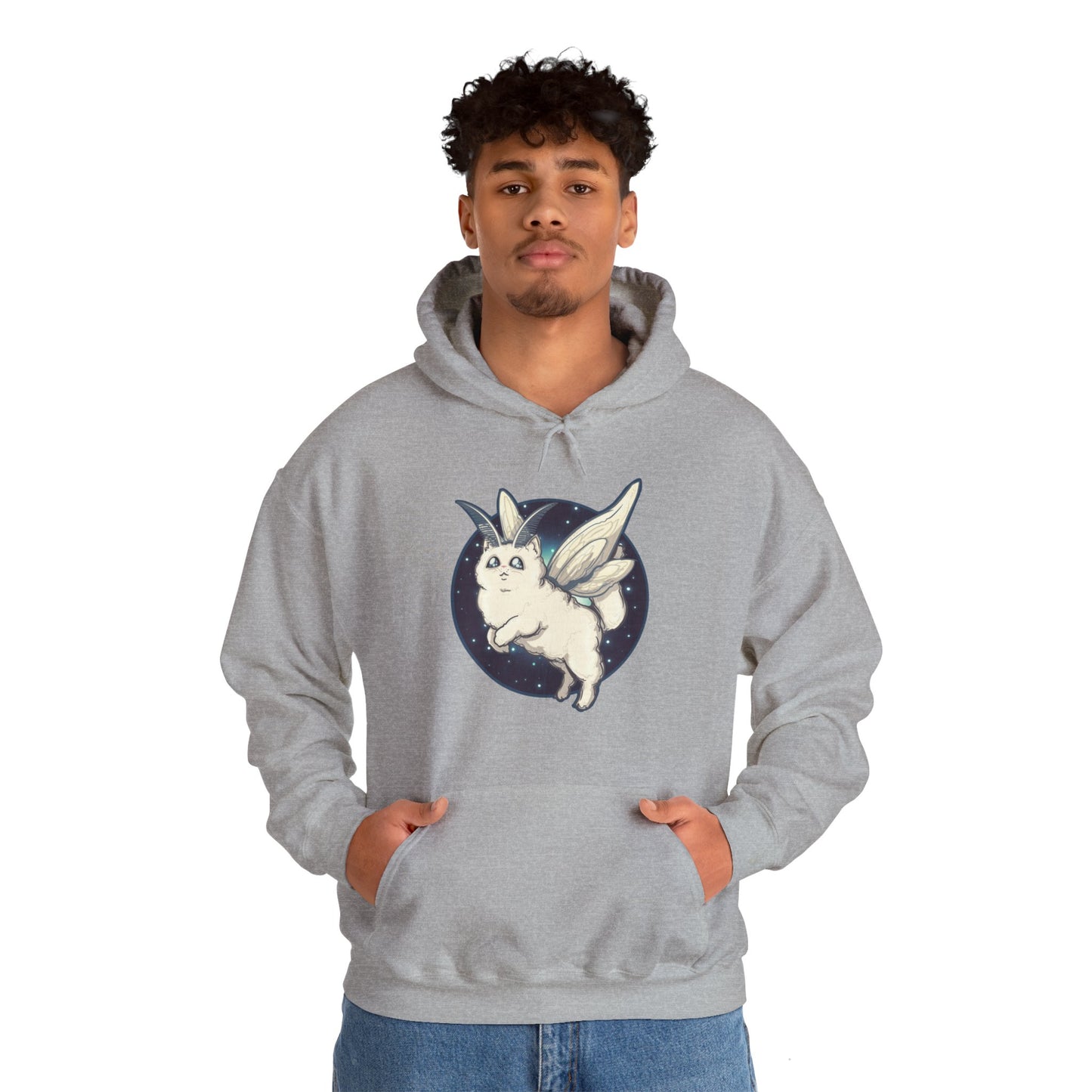 Kitty Moth Unisex Heavy Blend Hooded Sweatshirt