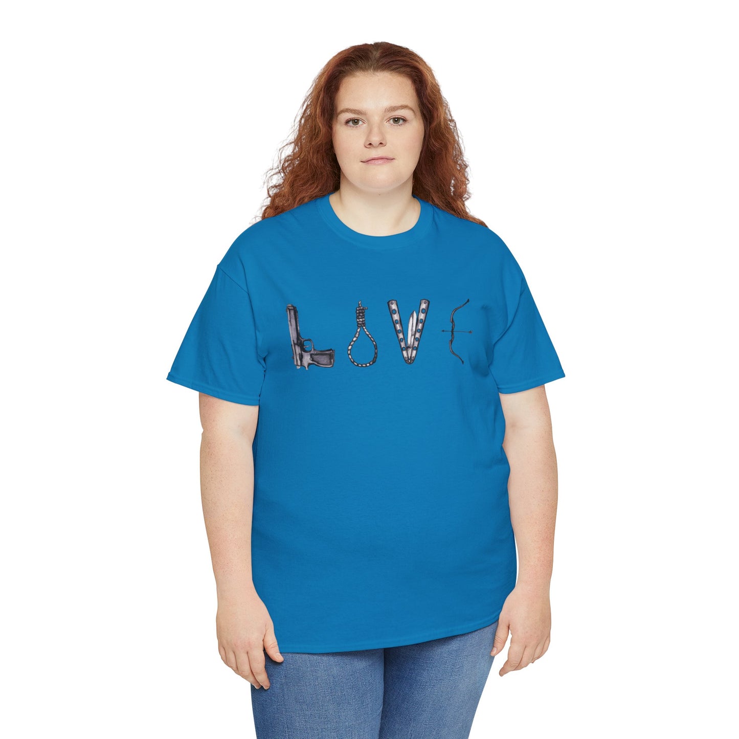 Love Is Death Unisex Heavy Cotton Tee