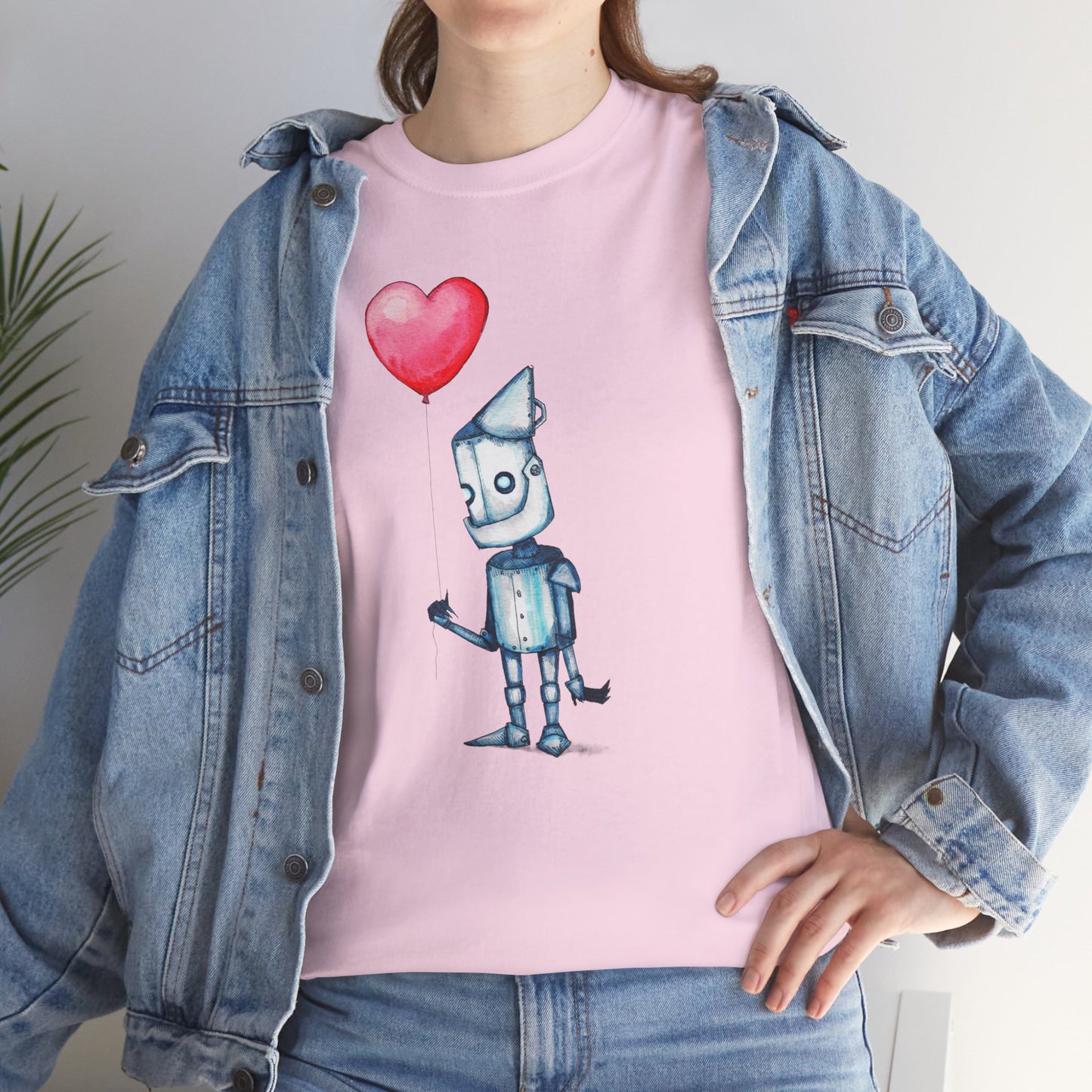 Tinman Gets A Heart Unisex Heavy Cotton Tee