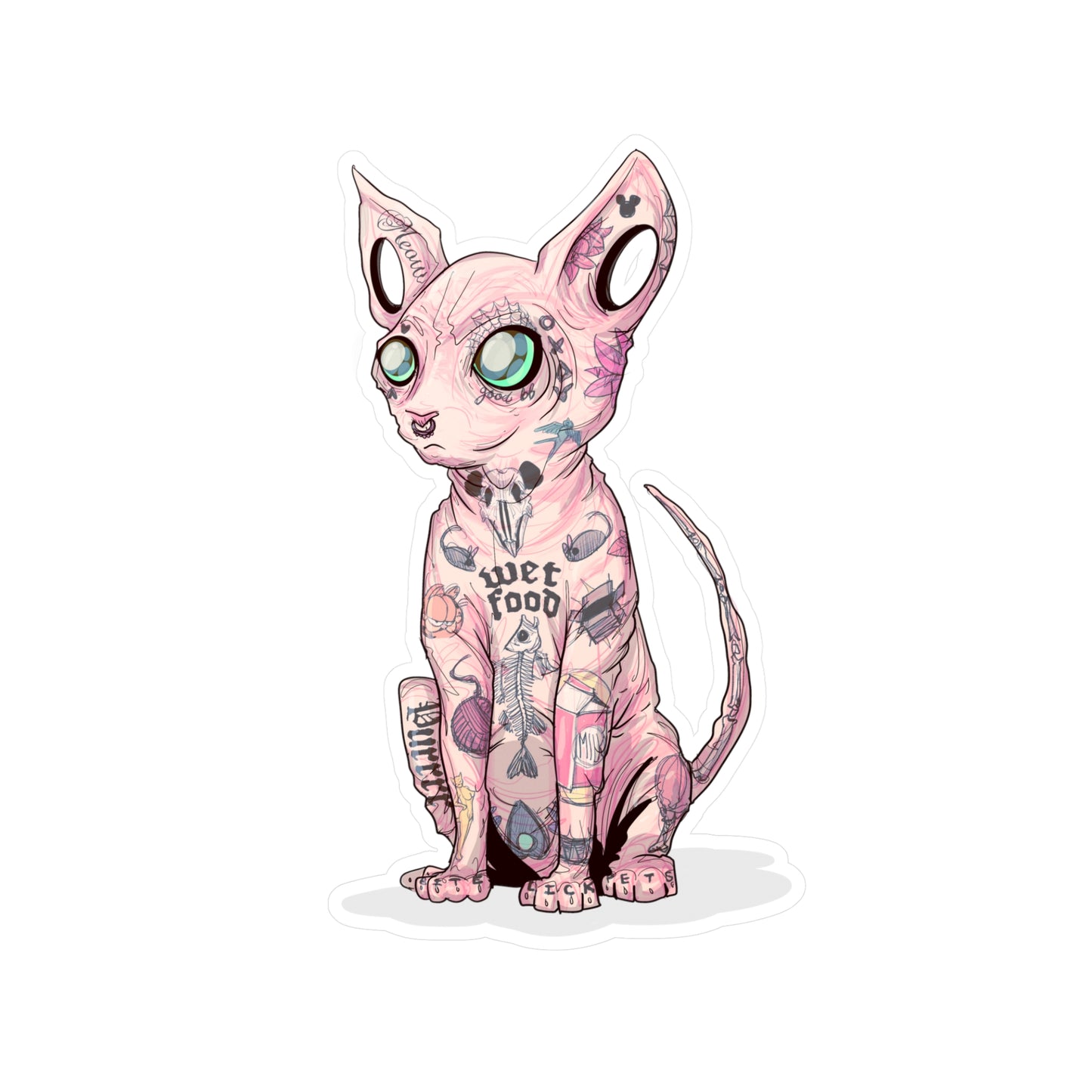 Cattoo Kiss-Cut Vinyl Decal