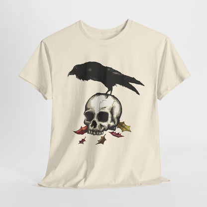 Crow Skull Unisex Heavy Cotton Tee