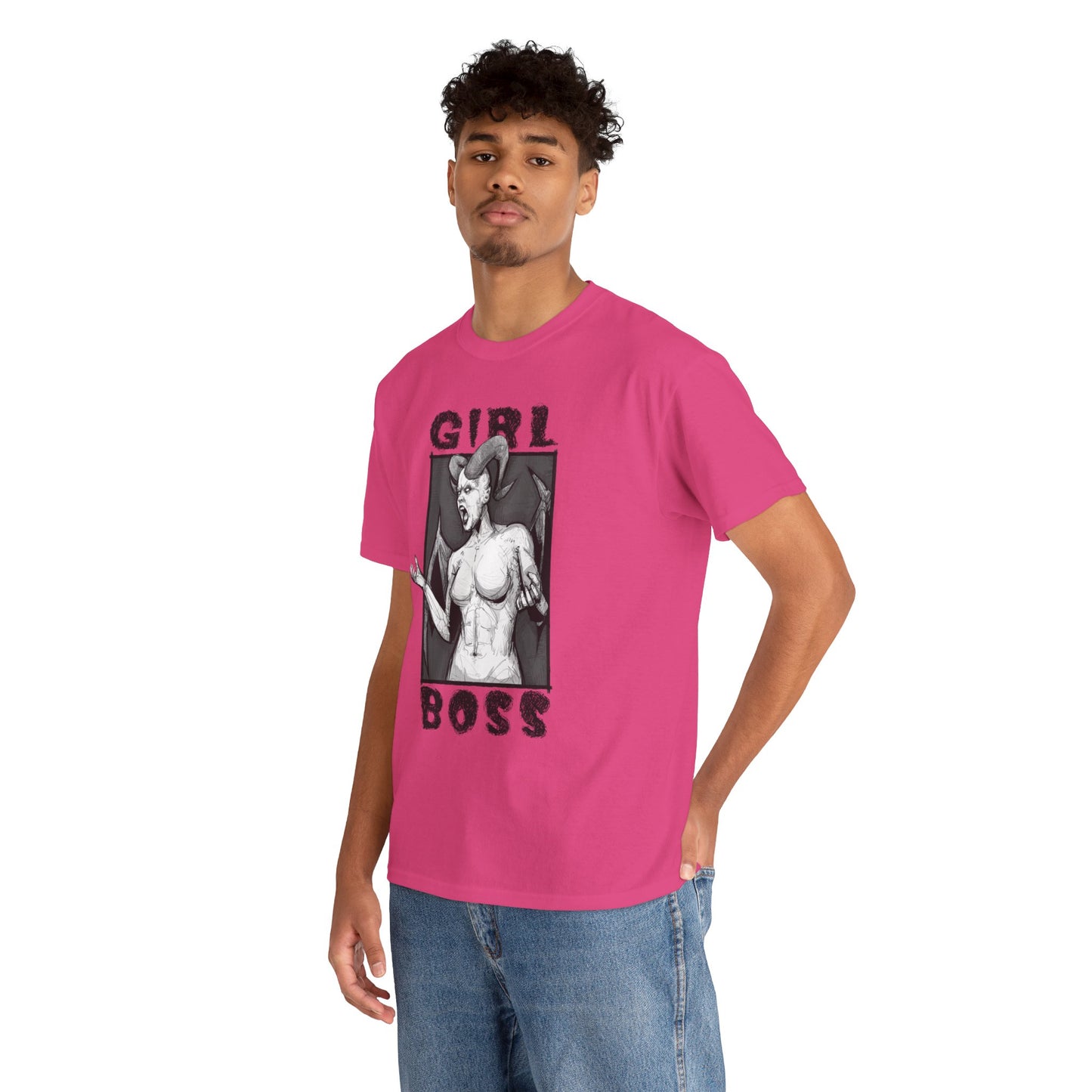 Girl Boss Unisex Heavy Cotton Tee