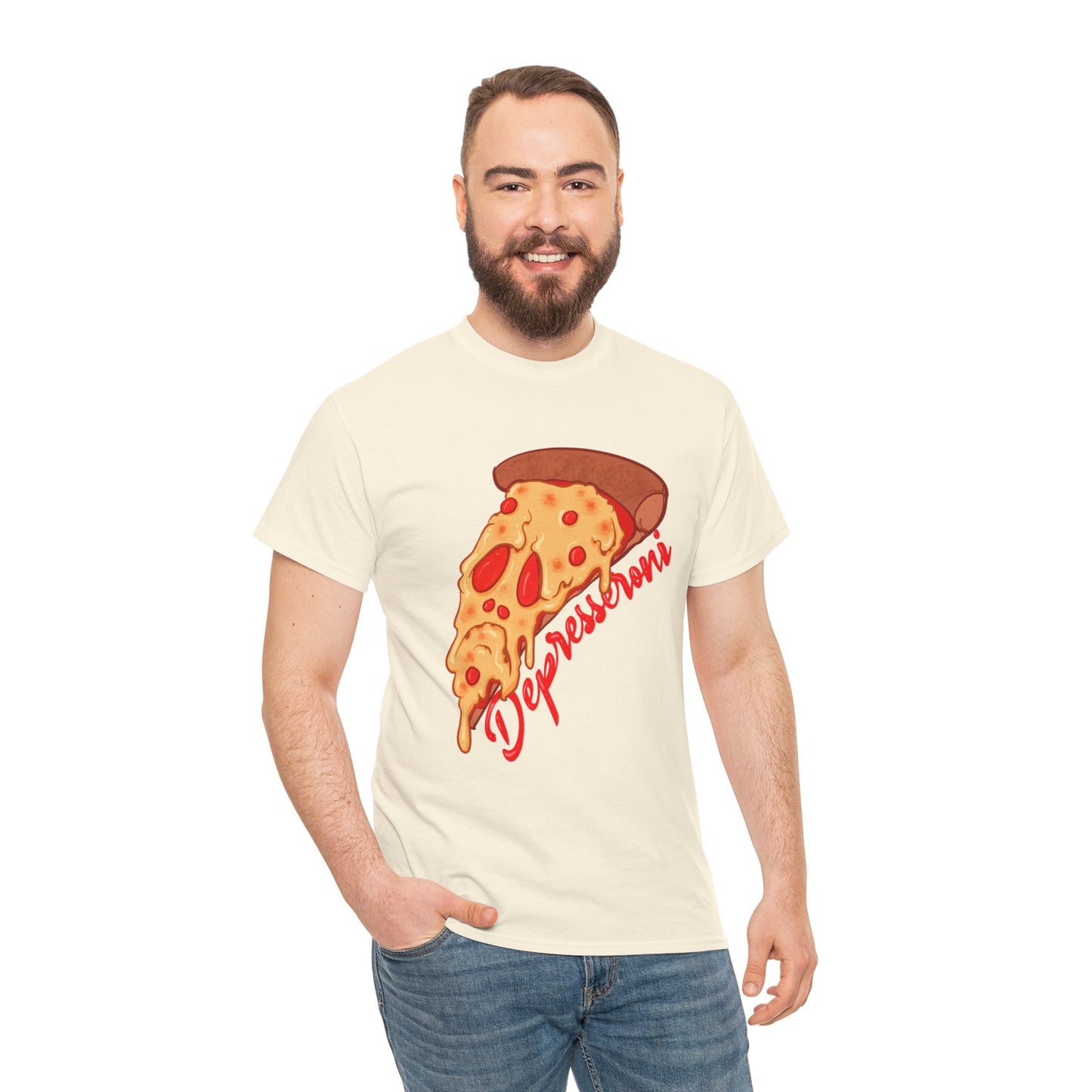 Depresseroni Unisex Heavy Cotton Tee