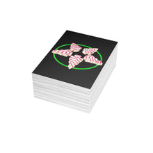 Christmas Tree Pentagram Cake Greeting Card Bundles (10, 30, 50 pcs)