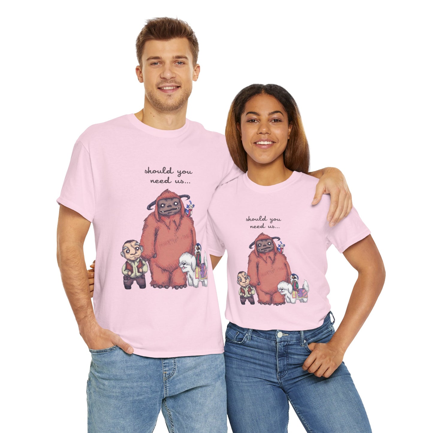 Should You Need Us Unisex Heavy Cotton Tee