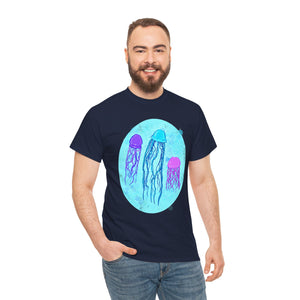 Jellyfish Varieties Unisex Heavy Cotton Tee