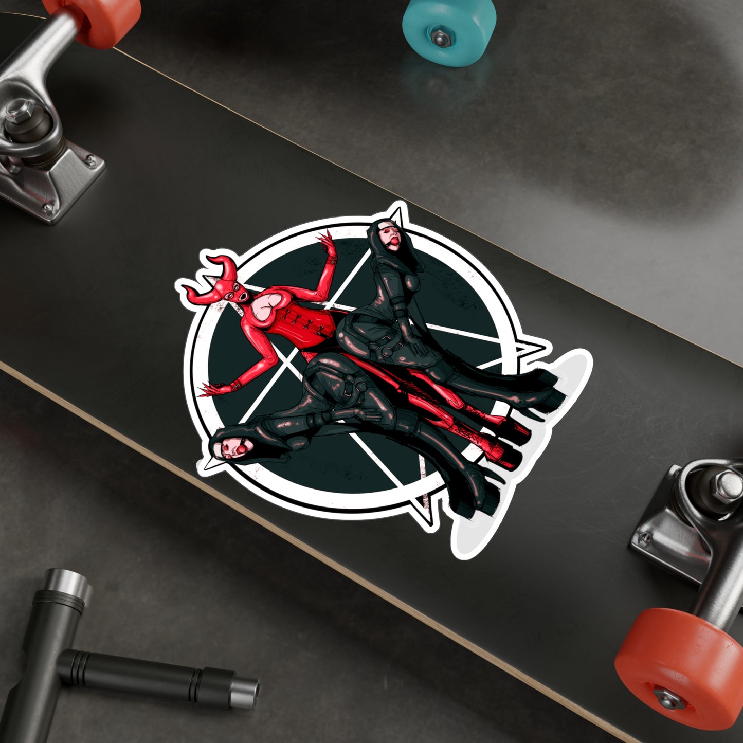 Latex Kiss-Cut Vinyl Decal