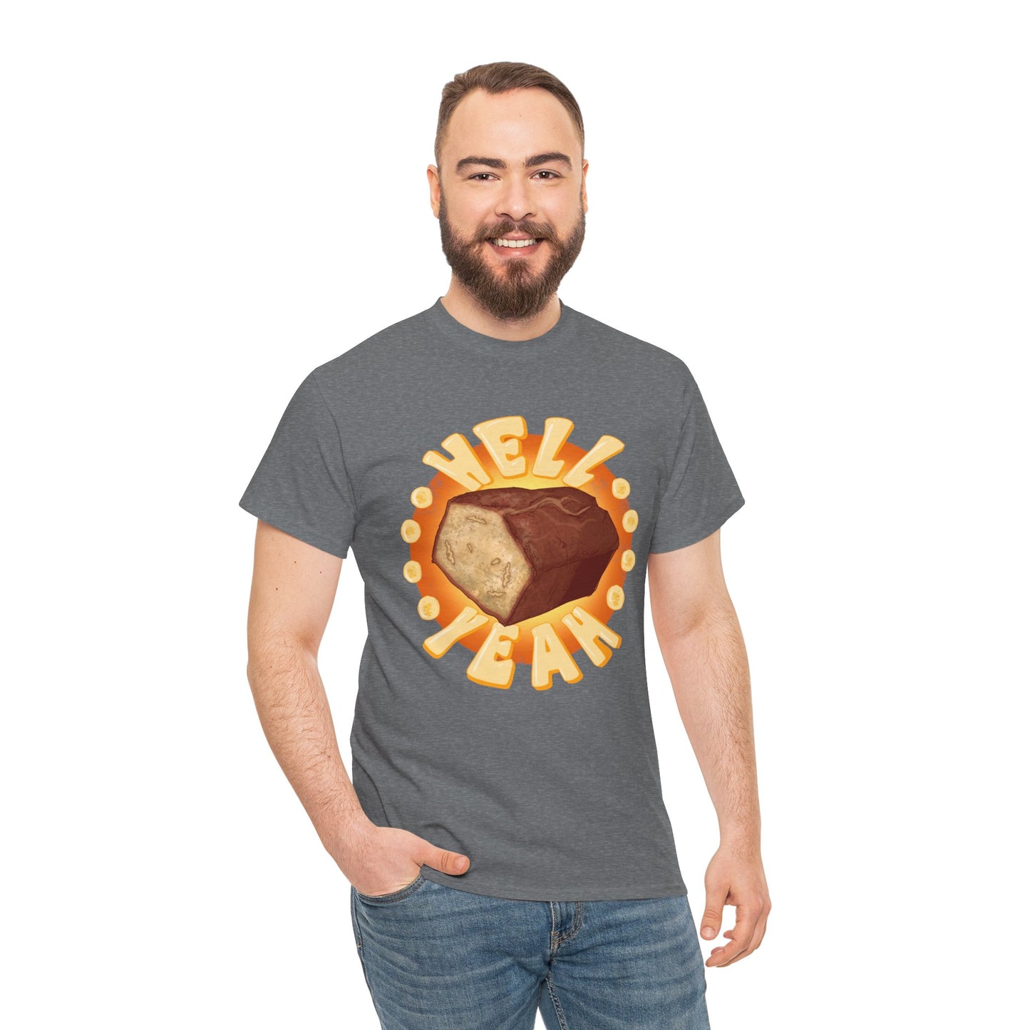 Banana Bread At Work Unisex Heavy Cotton Tee