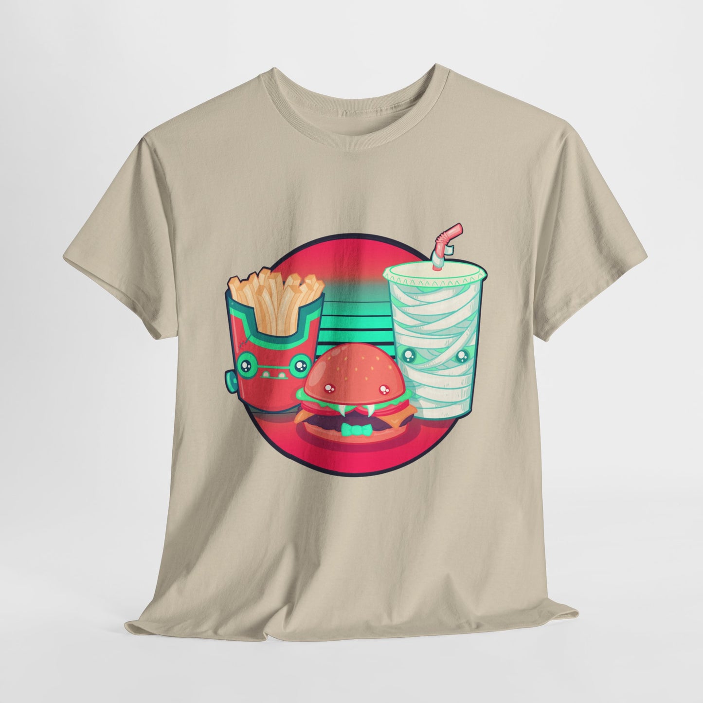 Spooky Fast Food Unisex Heavy Cotton Tee