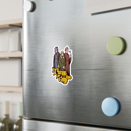 Three Wise Guys Kiss-Cut Vinyl Decal