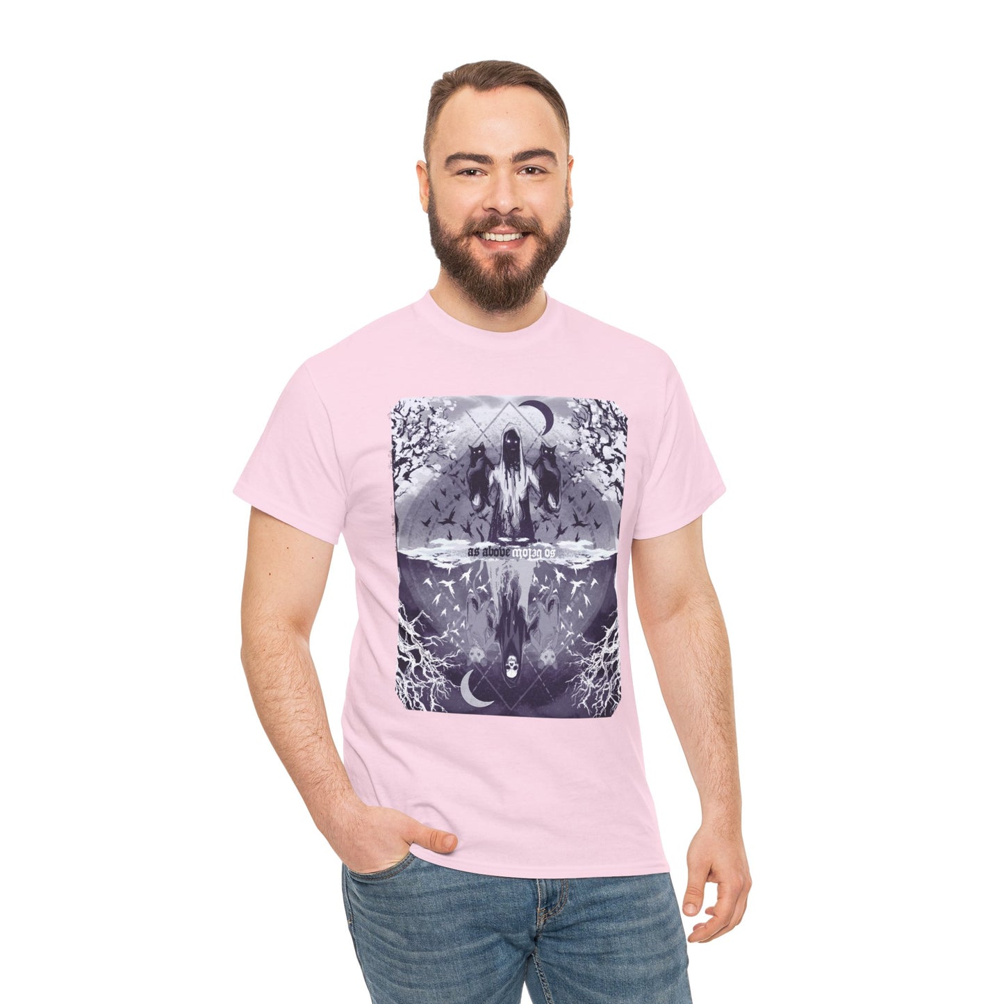 As Above So Below Unisex Heavy Cotton Tee