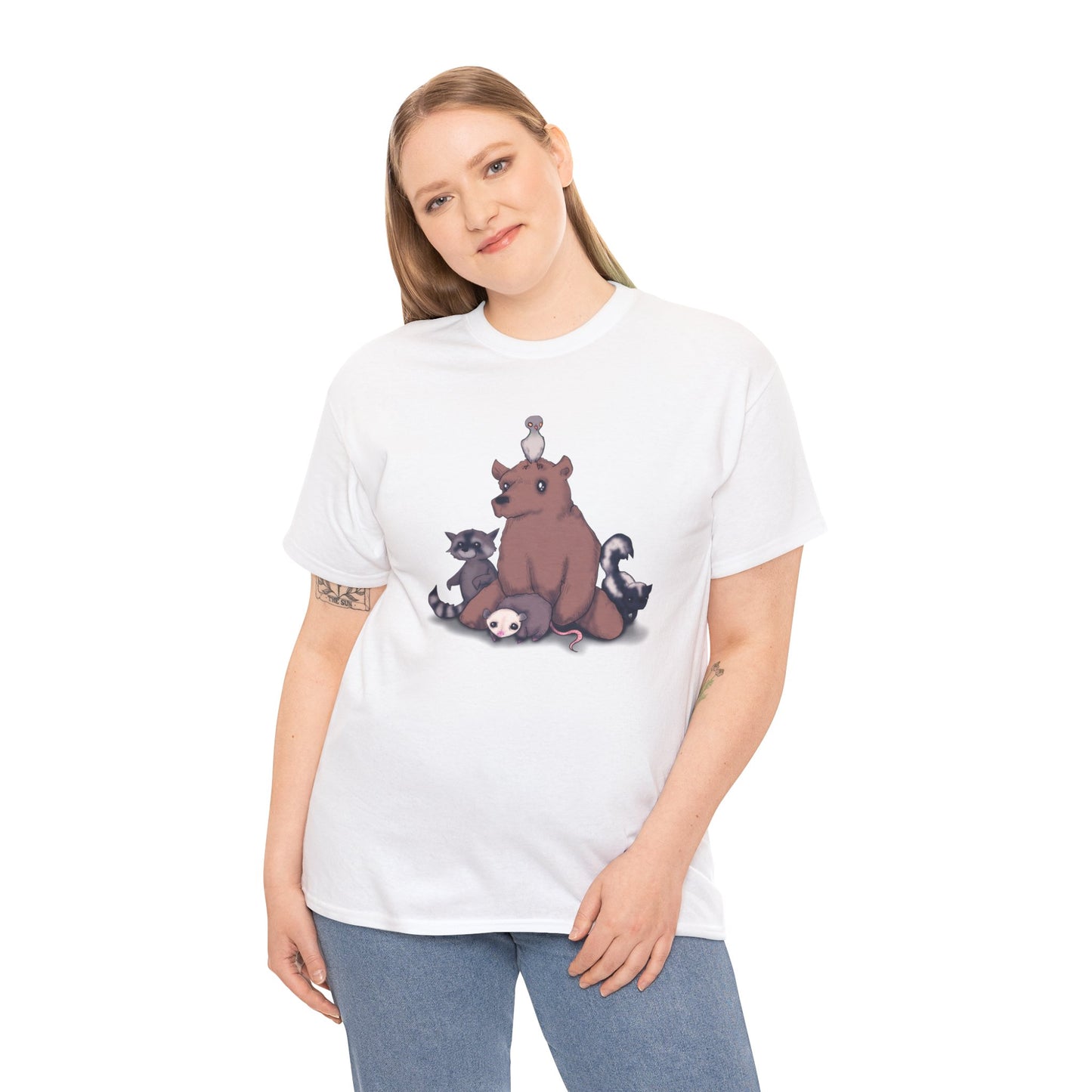 Trash Animals Unisex Heavy Cotton Tee