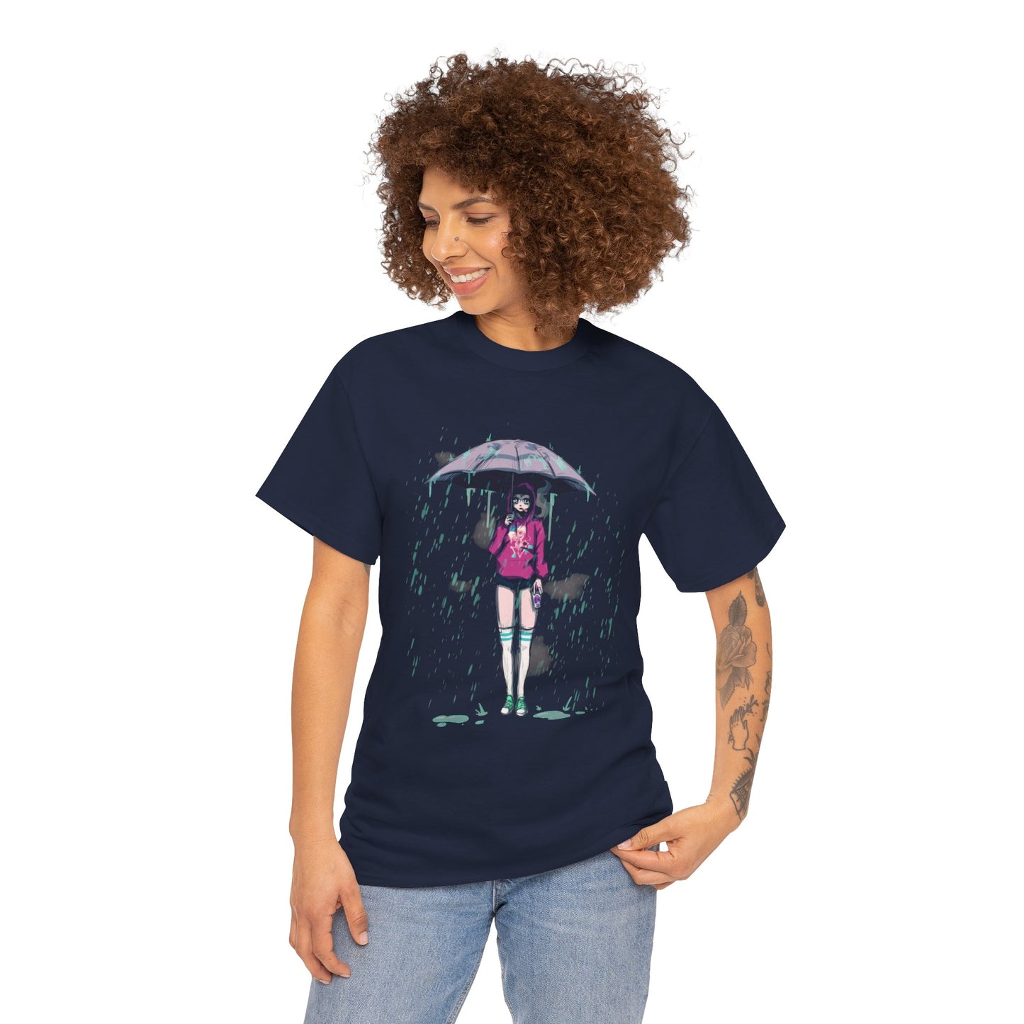 Only Happy When It Rains Unisex Heavy Cotton Tee