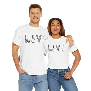 Love Is Death Unisex Heavy Cotton Tee