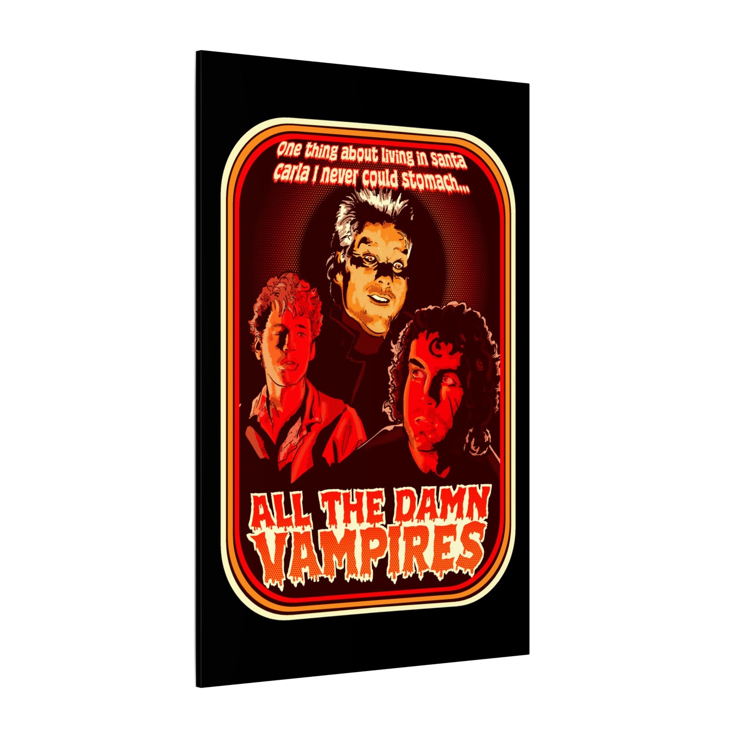 All The Damn Vampires Matte Canvas Stretched