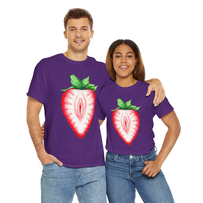 Juicy Strawberry Unisex Heavy Cotton Tee
