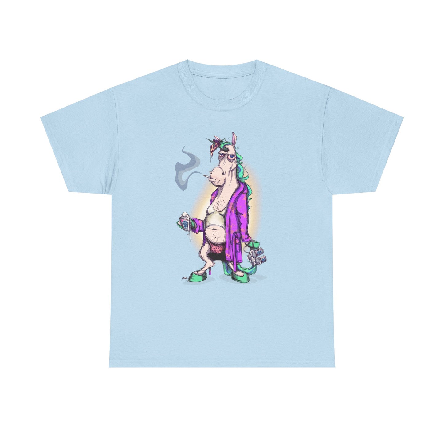 Dontgiveafuckacorn Unisex Heavy Cotton Tee