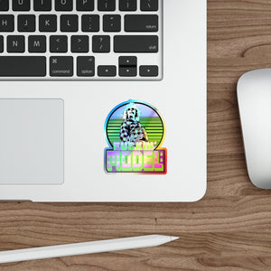Nice Model Holographic Die-cut Stickers