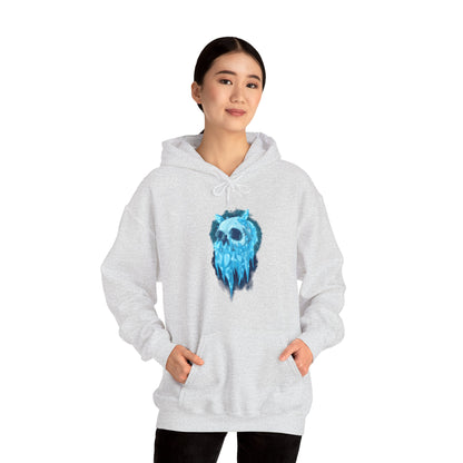 Elemental Skull Ice Unisex Heavy Blend Hooded Sweatshirt