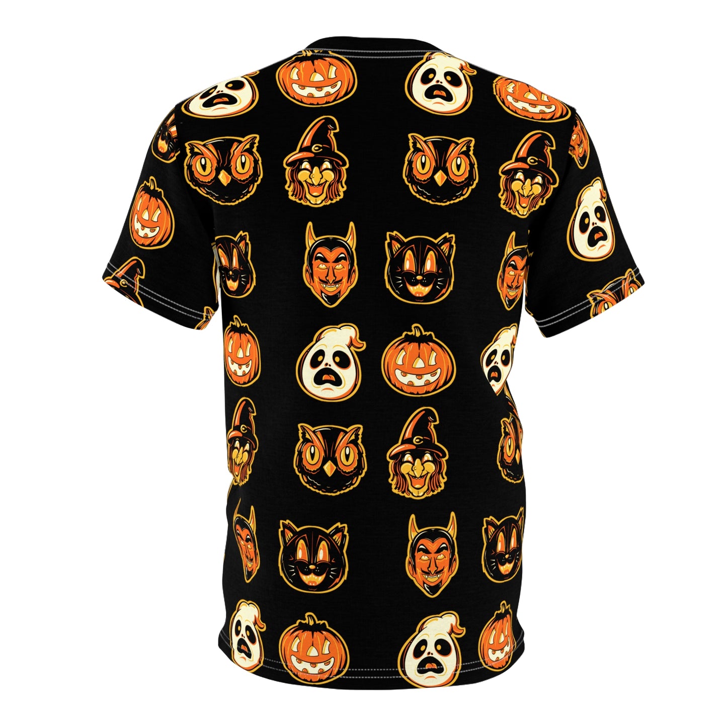 Vintage Halloween Unisex Cut & Sew Tee (AOP)