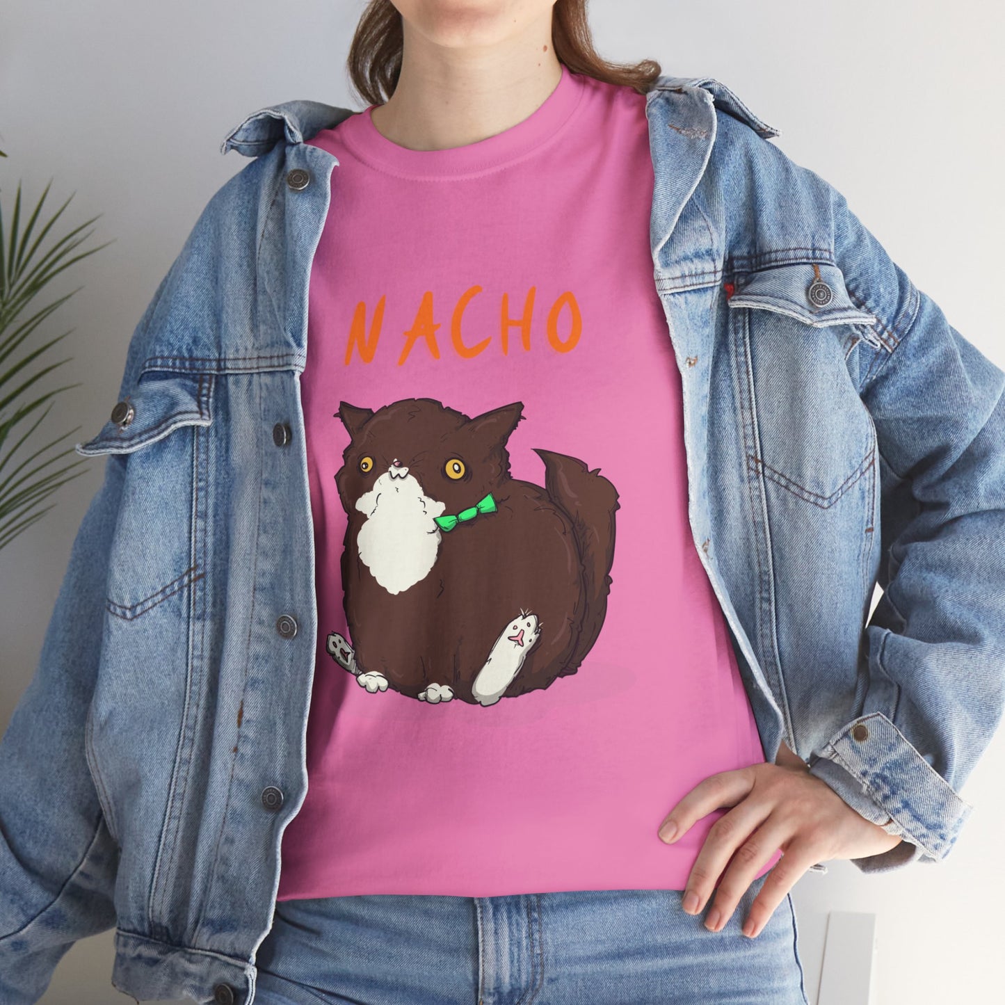 Nacho The Cat Unisex Heavy Cotton Tee