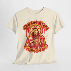 Cheesus Crust Unisex Heavy Cotton Tee