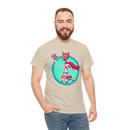 X-Ray Cat Unisex Heavy Cotton Tee