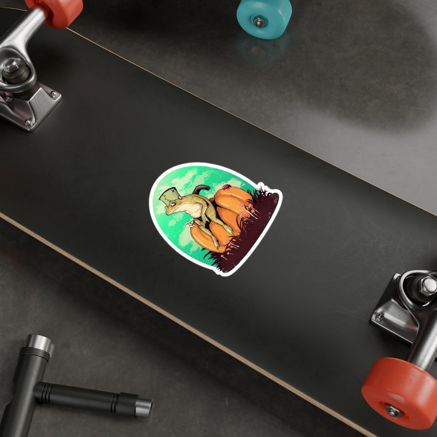 Frogenstein Kiss-Cut Vinyl Decal