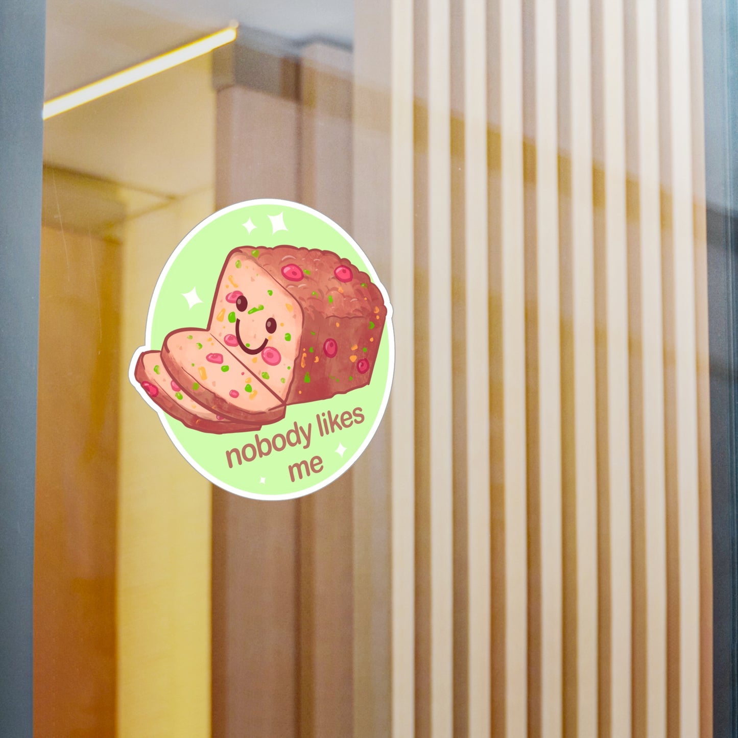 Fruitcake Kiss-Cut Vinyl Decal