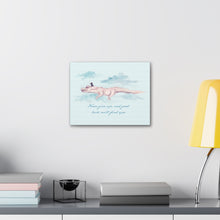 Never Give Up Canvas Gallery Wrapped Art Print