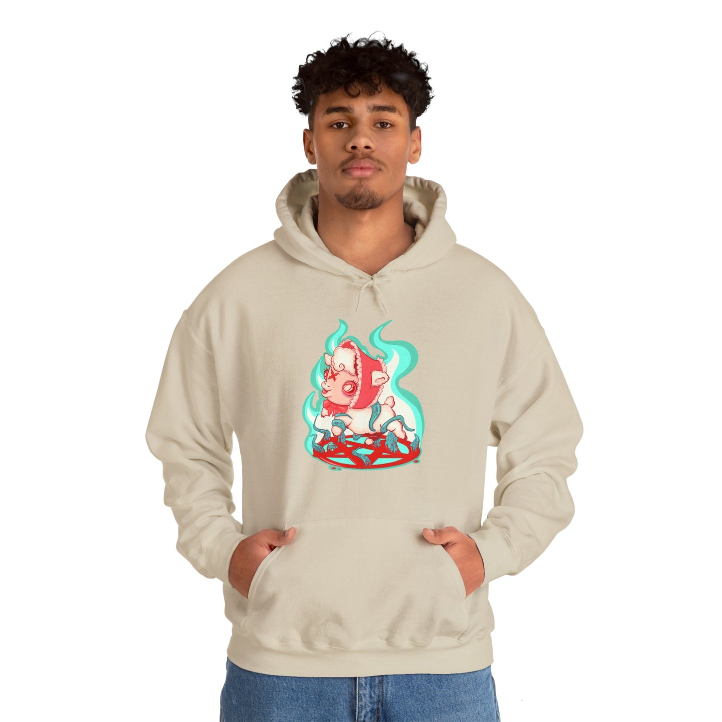 Sacrificial Lamb Unisex Heavy Blend Hooded Sweatshirt