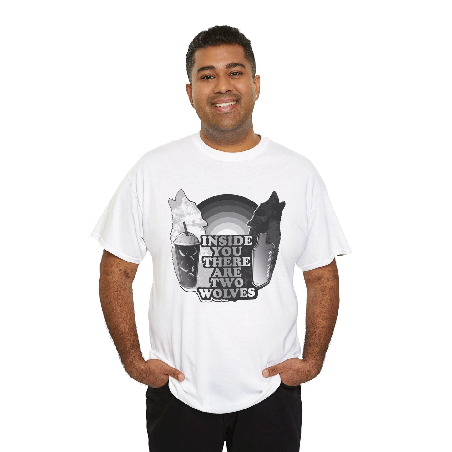 Two Wolves Unisex Heavy Cotton Tee