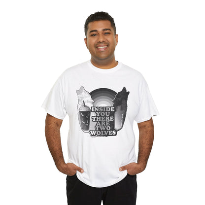 Two Wolves Unisex Heavy Cotton Tee