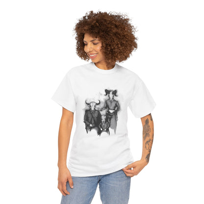 Family Portrait Unisex Heavy Cotton Tee