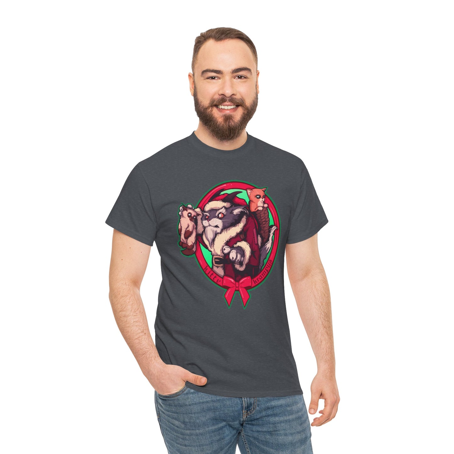 Kitty Krampus Unisex Heavy Cotton Tee