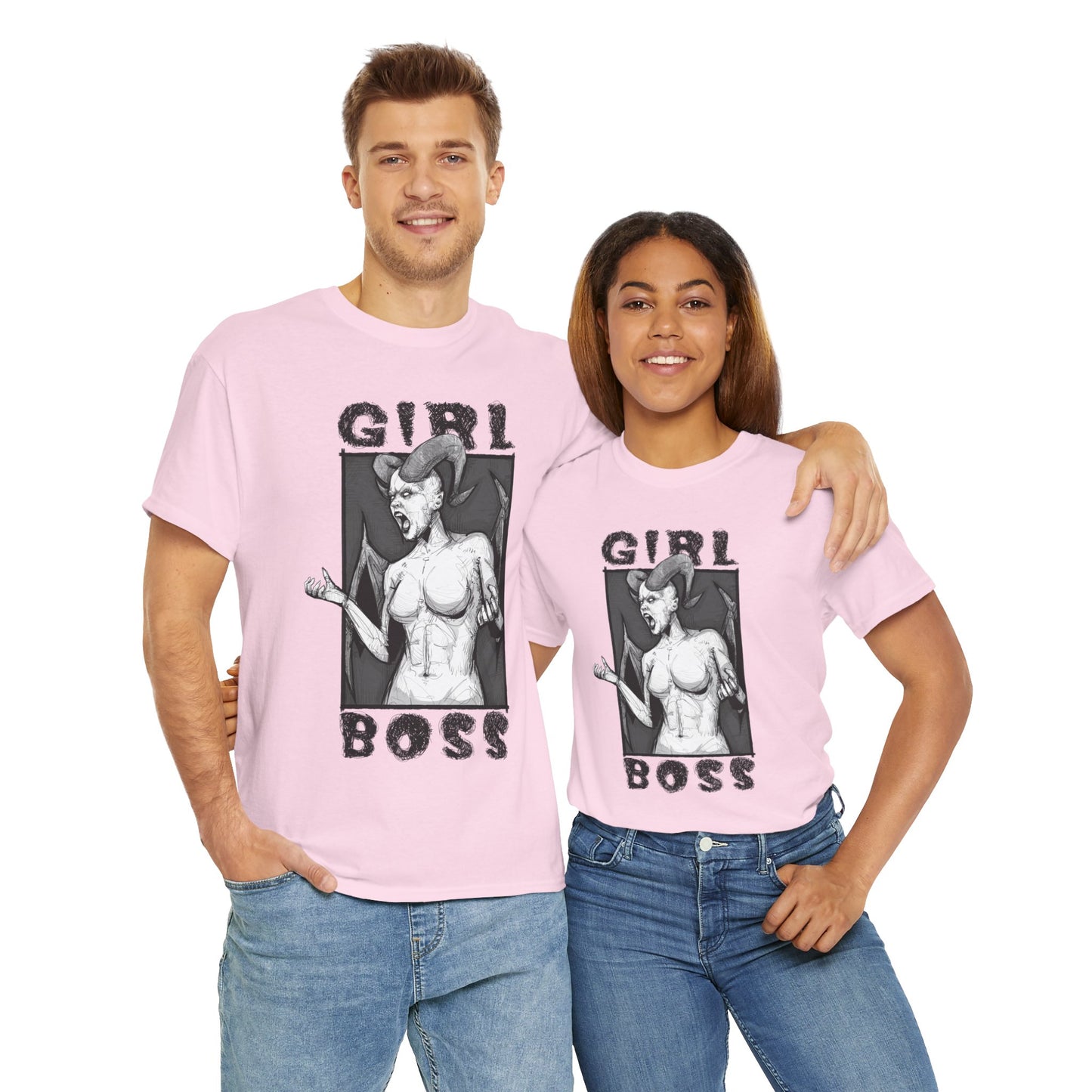Girl Boss Unisex Heavy Cotton Tee