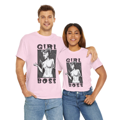 Girl Boss Unisex Heavy Cotton Tee