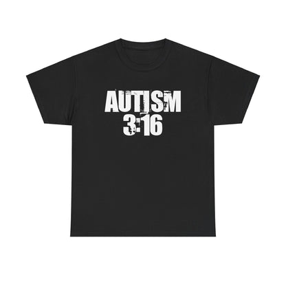 Autism 3:16 Unisex Heavy Cotton Tee