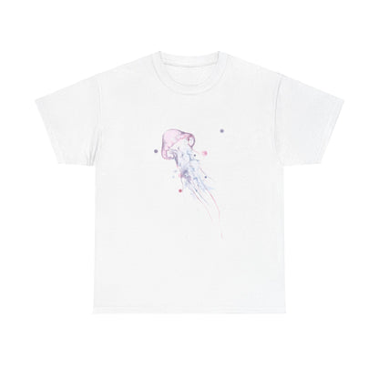 Jellyfish Watercolor Unisex Heavy Cotton Tee