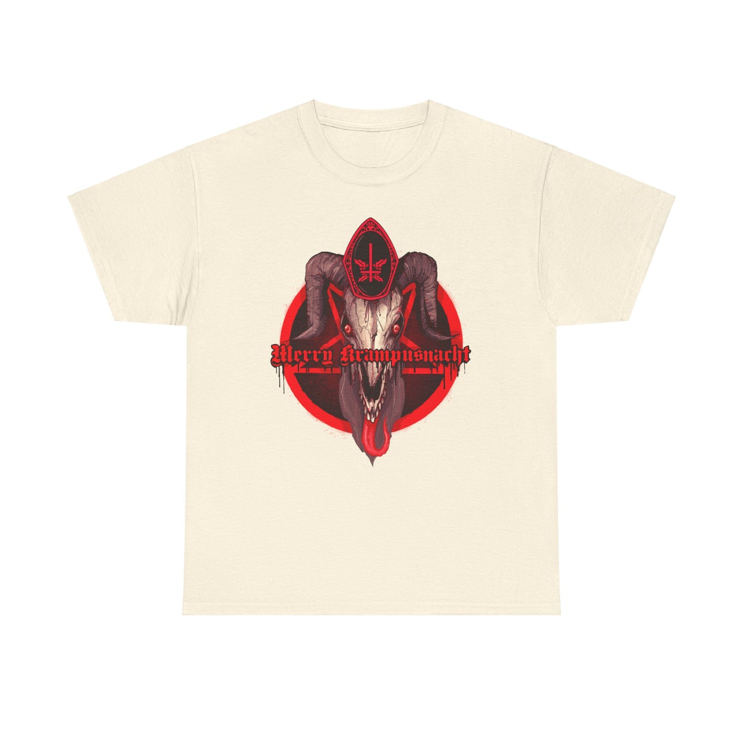Merry Krampusnacht Unisex Heavy Cotton Tee