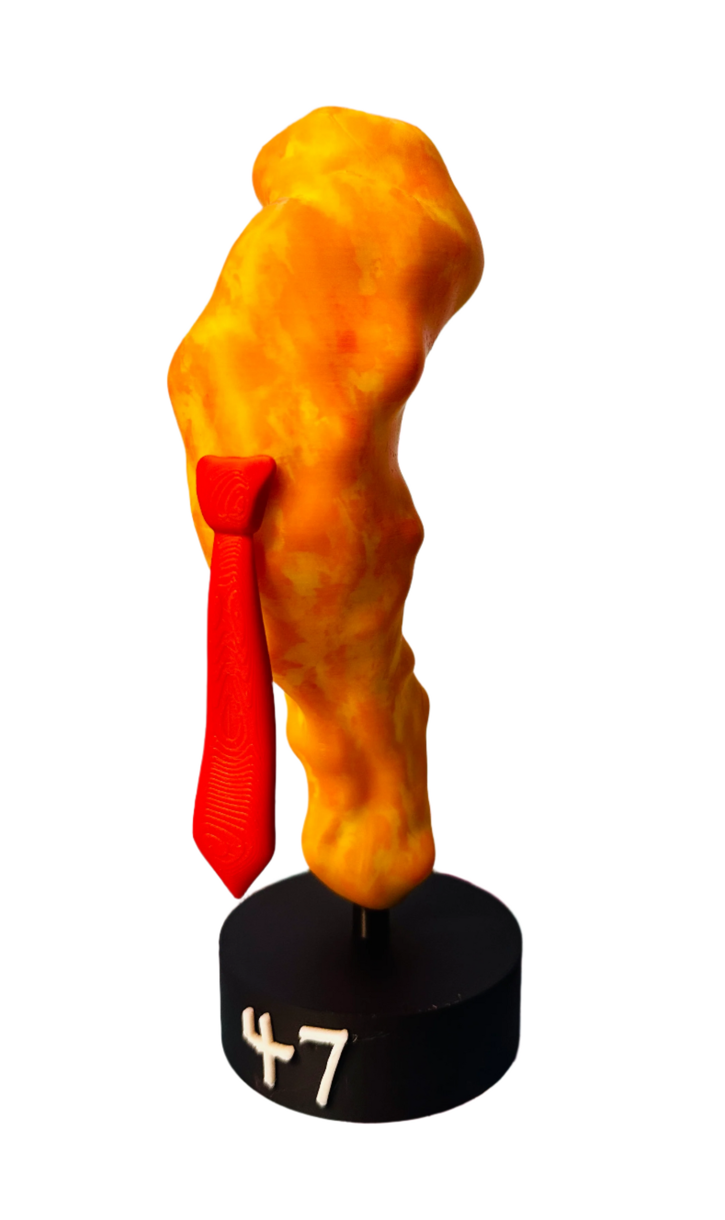 Orange President 3D Printed Figure