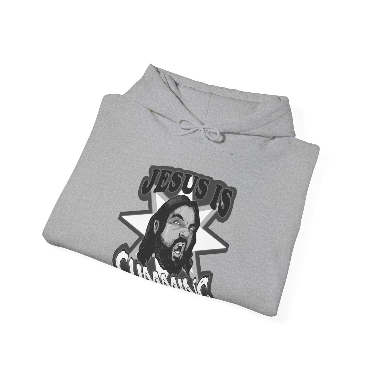 Jesus Is Cumming Unisex Heavy Blend Hooded Sweatshirt