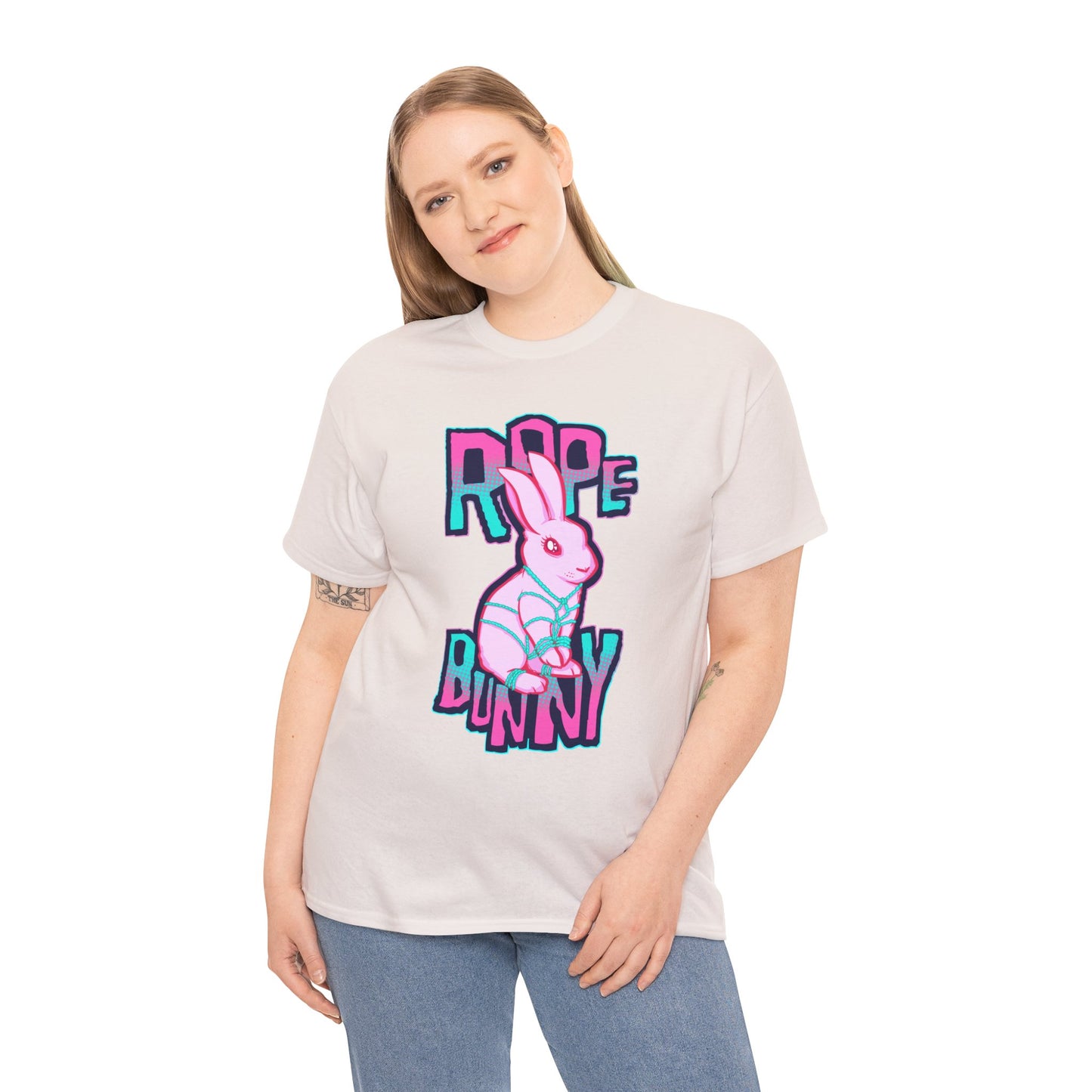 Rope Bunny Unisex Heavy Cotton Tee